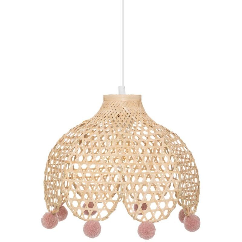 foto del prodotto lampada a sospensione in bamb per bambini h22cm atmosphera cr ateur d int rieur