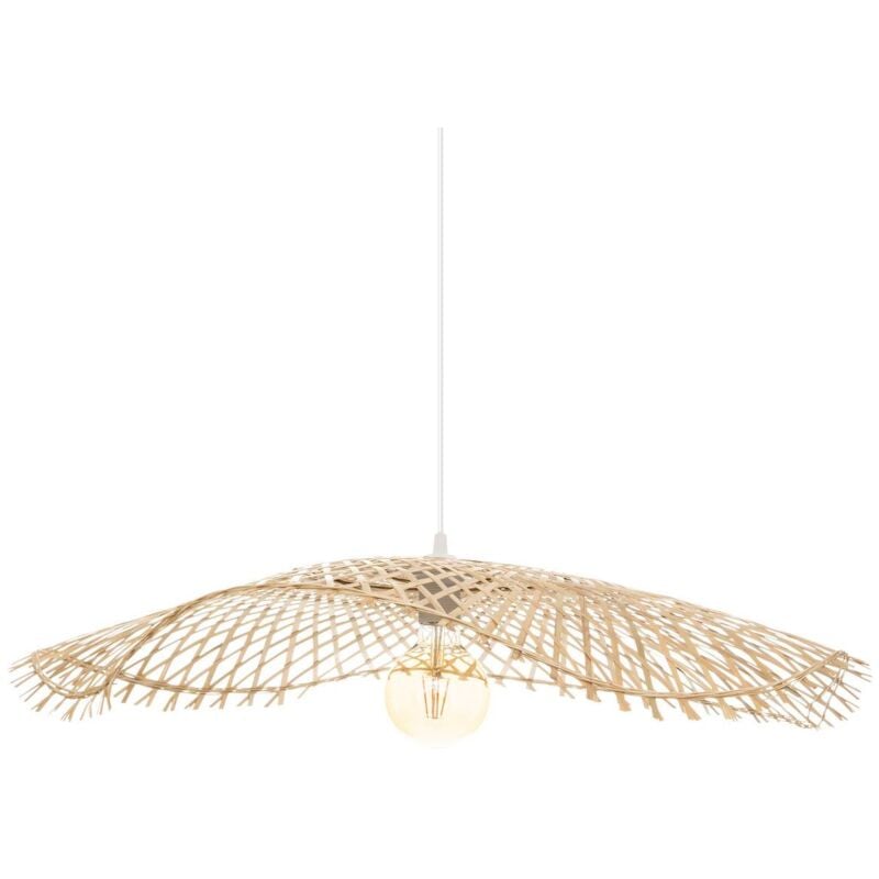 foto del prodotto lampada a sospensione in bamb tess d75cm atmosphera cr ateur d int rieur