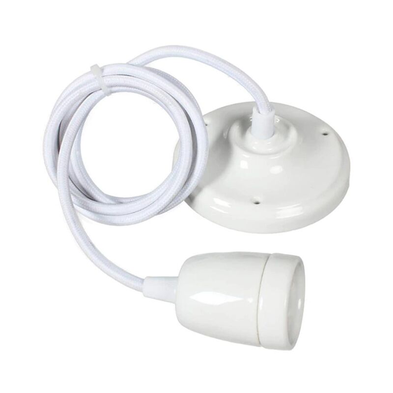 foto del prodotto lampada a sospensione in ceramica e27 5 colori