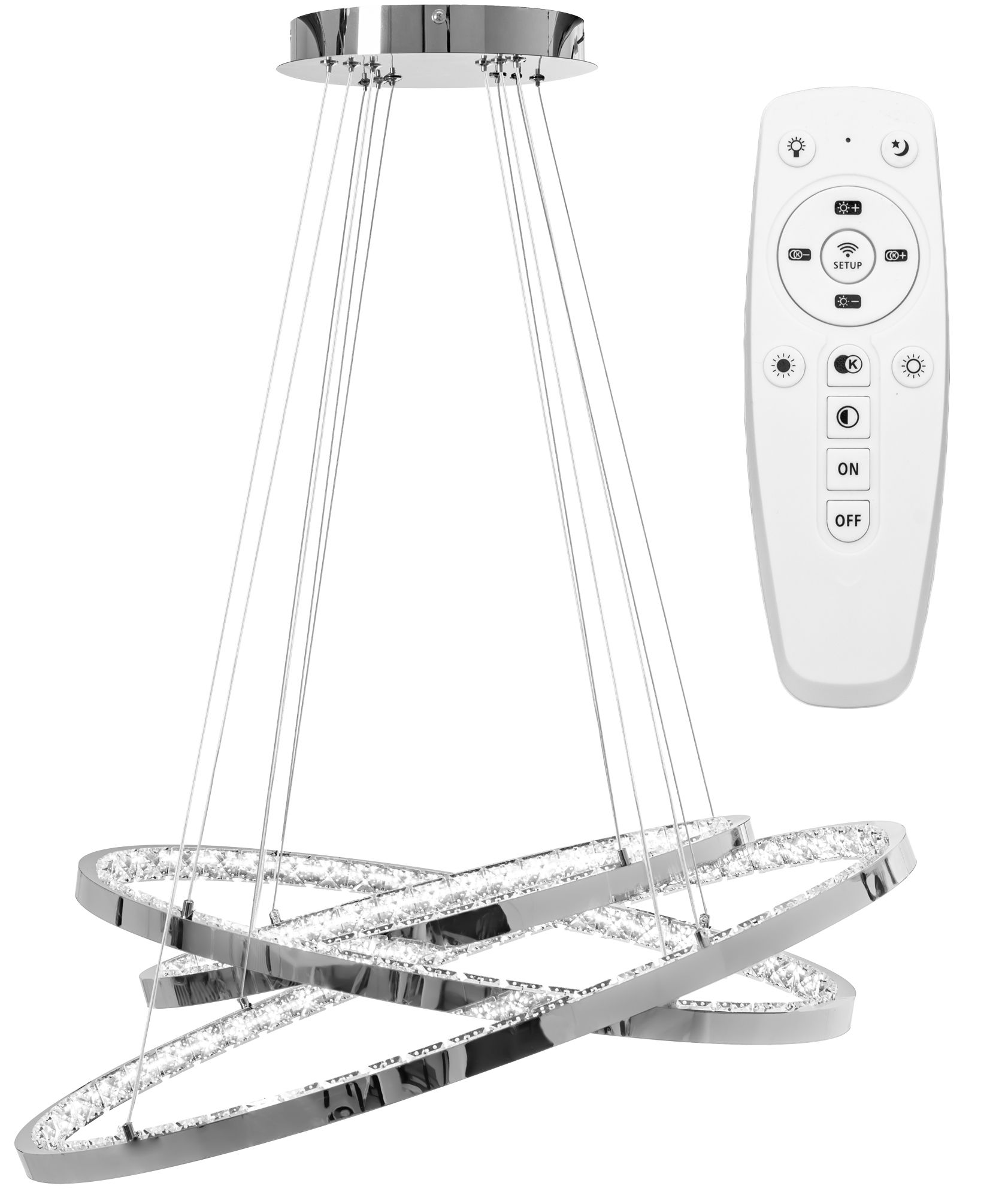 foto del prodotto lampada a sospensione in cristallo app772-3cp