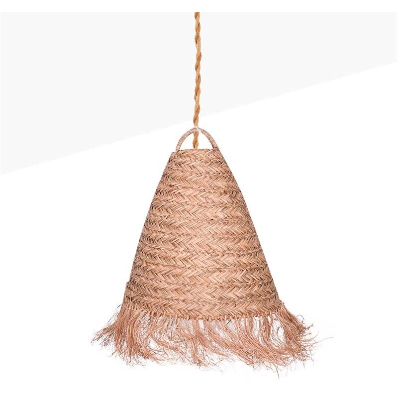 foto del prodotto lampada a sospensione in fibre naturali nam