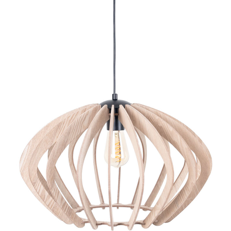 foto del prodotto lampada a sospensione in legno pili 48cm 1 x e27