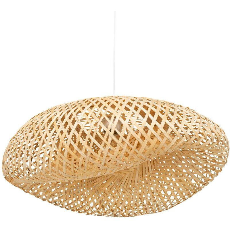 foto del prodotto lampada a sospensione in metallo beddy d50cm marrone atmosphera cr ateur d int rieur