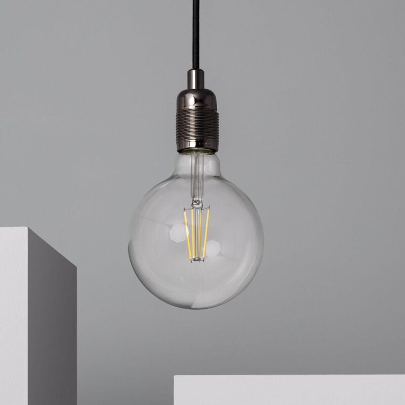 foto del prodotto lampada a sospensione in metallo bowie nero