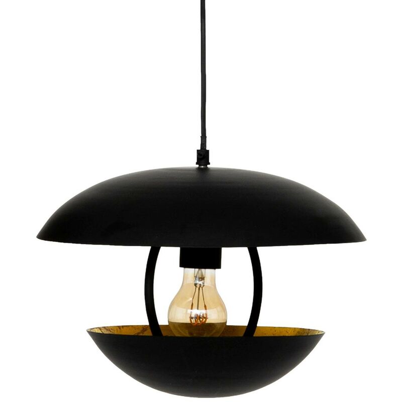 foto del prodotto lampada a sospensione in metallo estee d33cm nero atmosphera cr ateur d int rieur