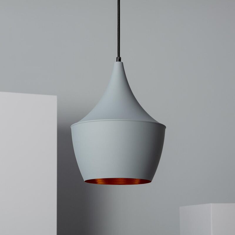 foto del prodotto lampada a sospensione in metallo mercury grigio