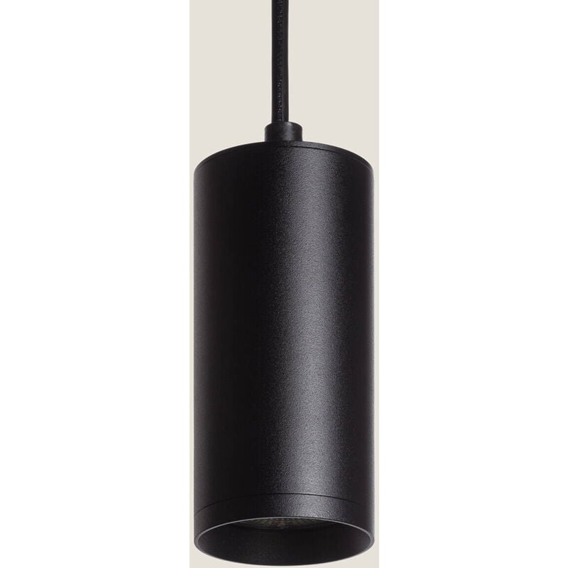 foto del prodotto lampada a sospensione in metallo quarzo nero