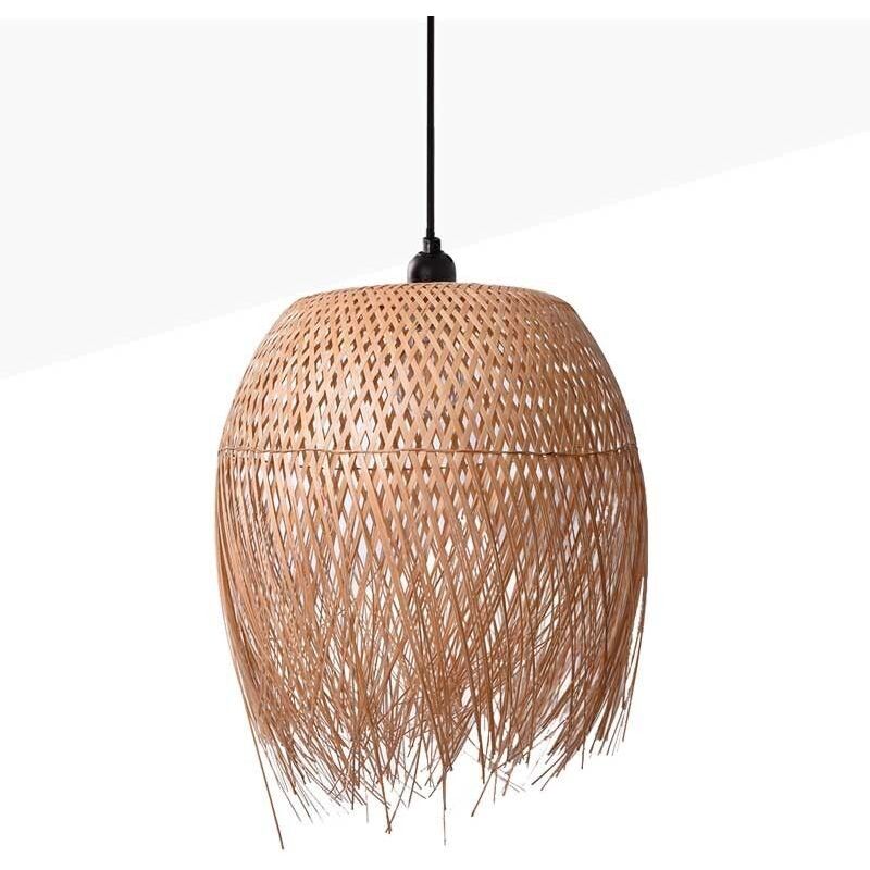 foto del prodotto lampada a sospensione in rattan java.