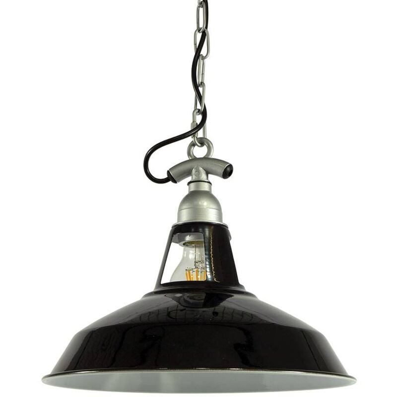 foto del prodotto lampada a sospensione in stile industriale fisherman .