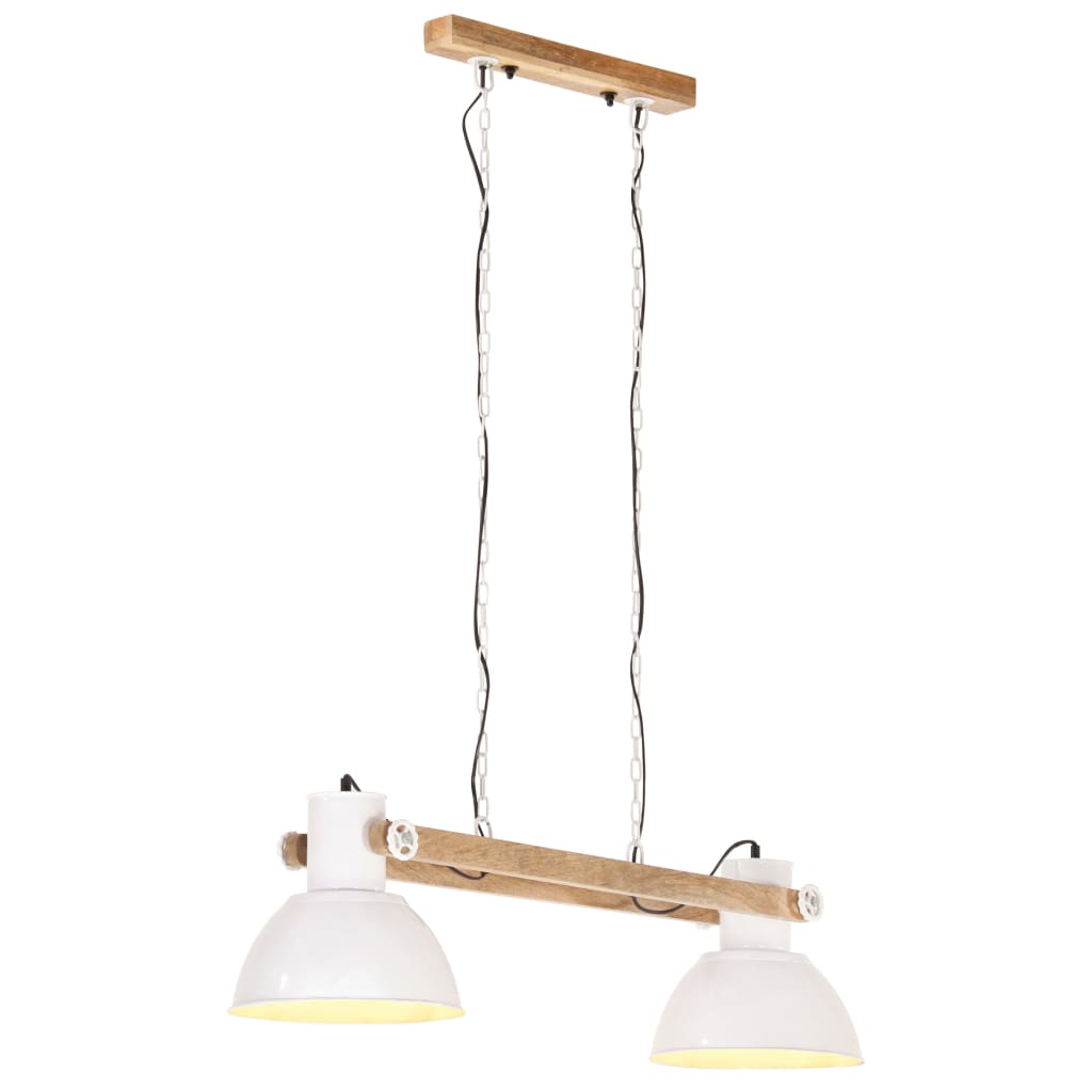 foto del prodotto lampada a sospensione industriale 25 w bianca 109 cm e27 cod mxl 63272