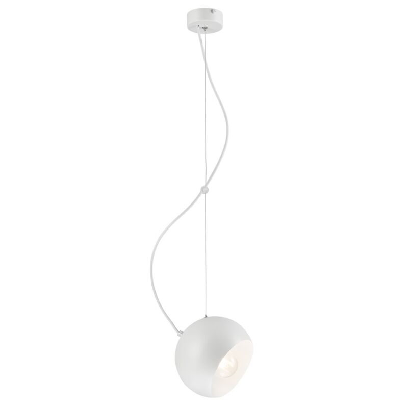 foto del prodotto lampada a sospensione inez, metallo, bianco, 85x17x17 cm