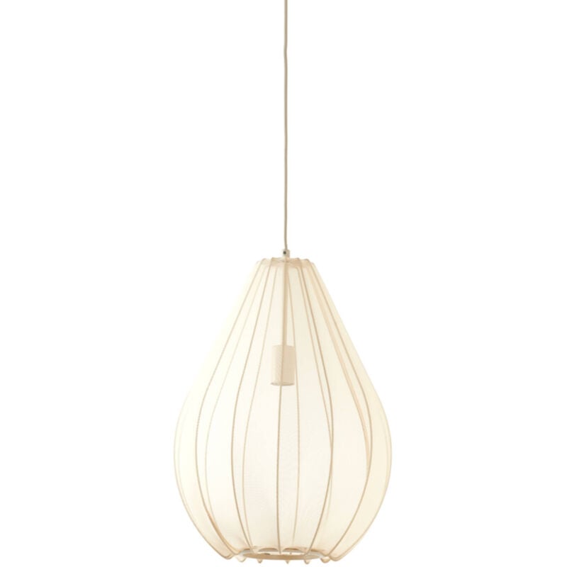 foto del prodotto lampada a sospensione itela beige bianco light living