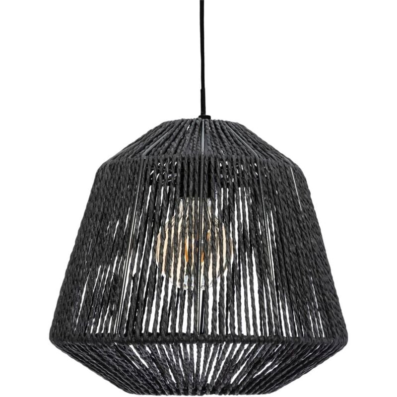 foto del prodotto lampada a sospensione jily nera d29cm atmosphera cr ateur d int rieur