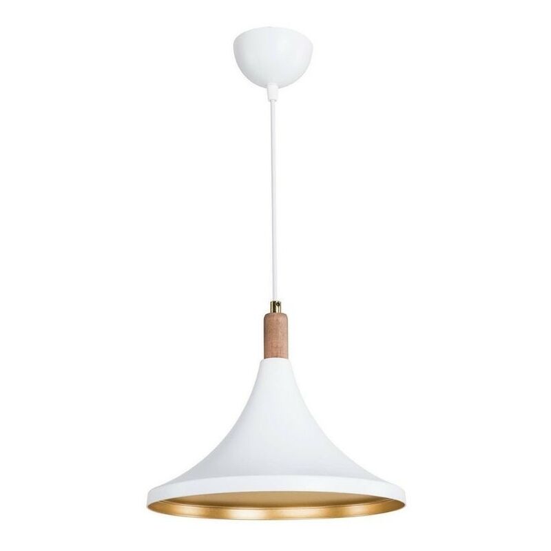 foto del prodotto lampada a sospensione kano bianco oro asz1563 effez