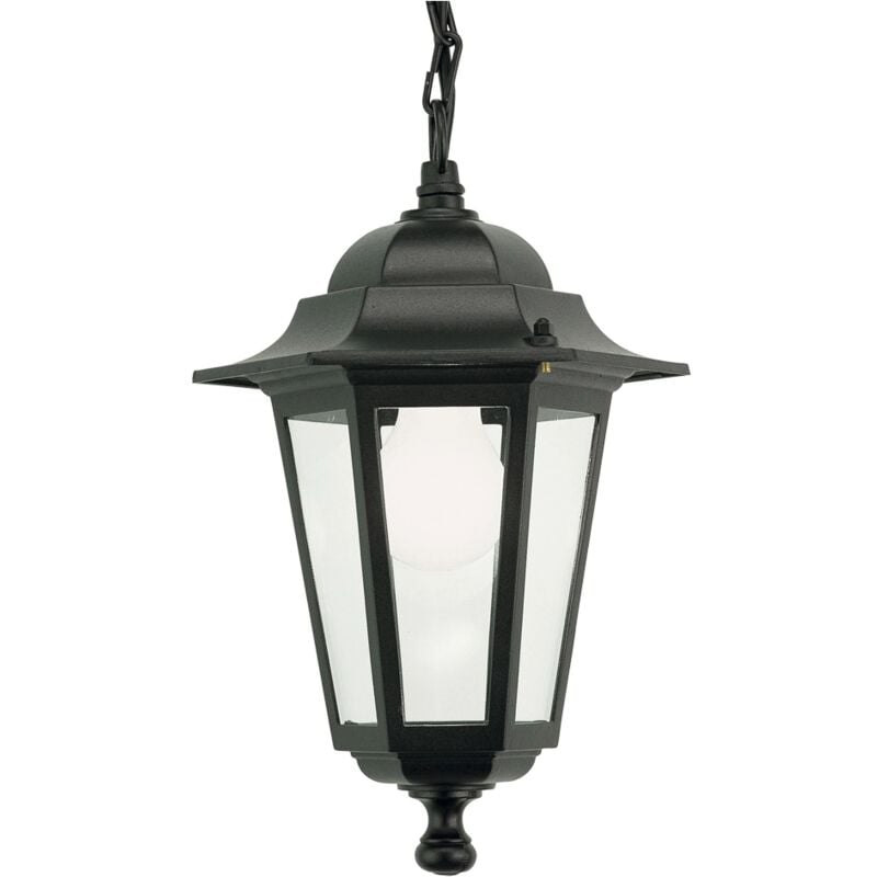 foto del prodotto lampada a sospensione kayak nera, e27