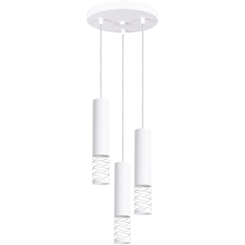 foto del prodotto lampada a sospensione lami bianco 25x125x25cm sollux