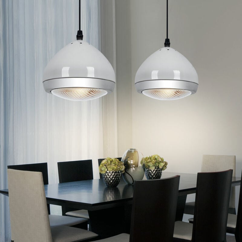 foto del prodotto lampada a sospensione lampada a sospensione lampada da tavolo da pranzo lampada a sospensione moderna color oro nero, metallo, 1 attacco e27, pxh
