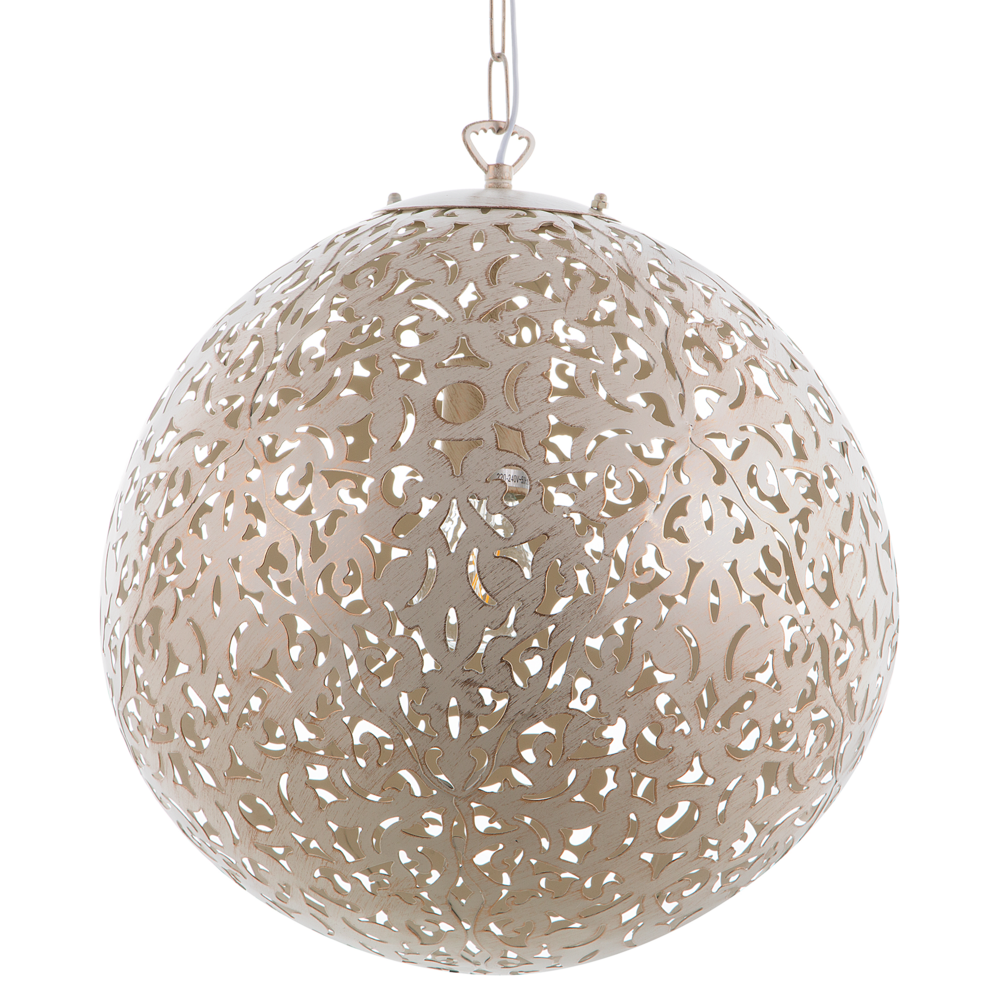 foto del prodotto lampada a sospensione lampada da soffitto a globo orientale in metallo dorato
