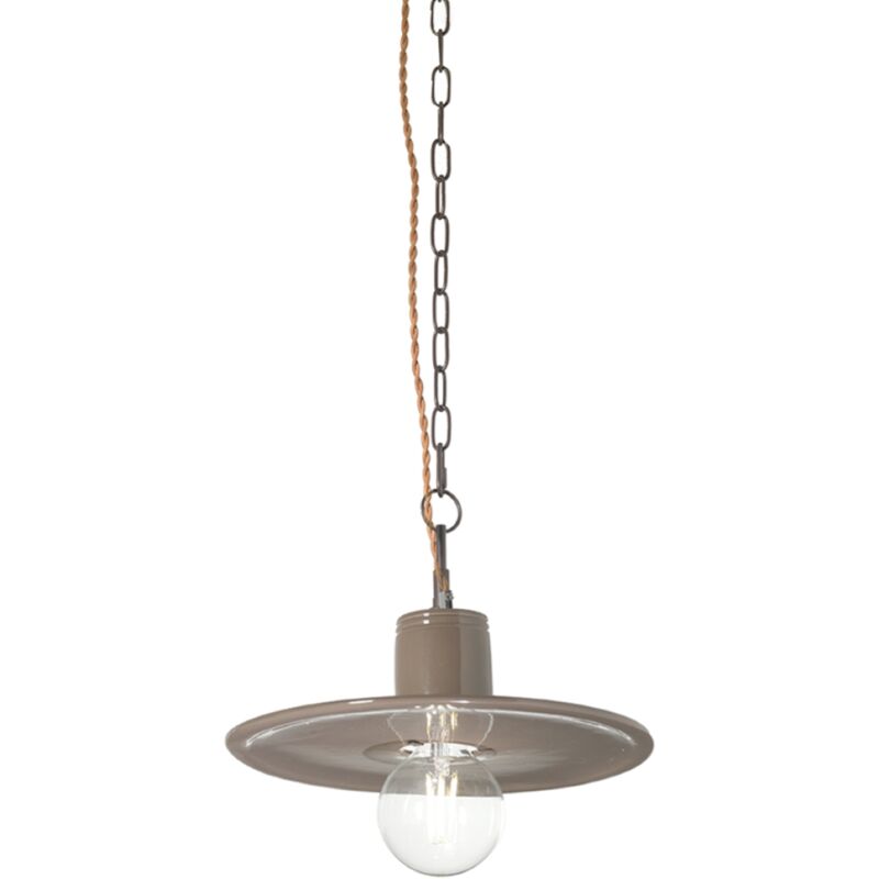 foto del prodotto lampada a sospensione land in ceramica smaltata d32 cm fango