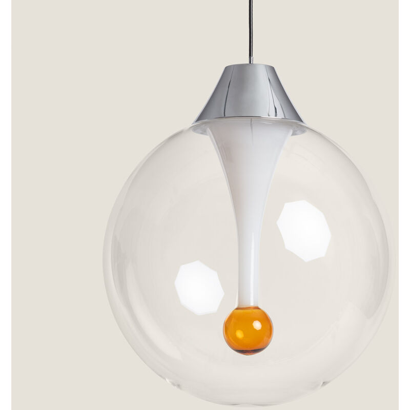 foto del prodotto lampada a sospensione led 12w alluminio liborina bianco