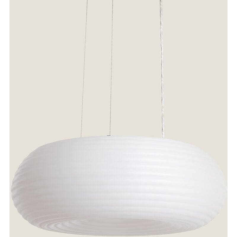 foto del prodotto lampada a sospensione led 24w metallo junai bianco
