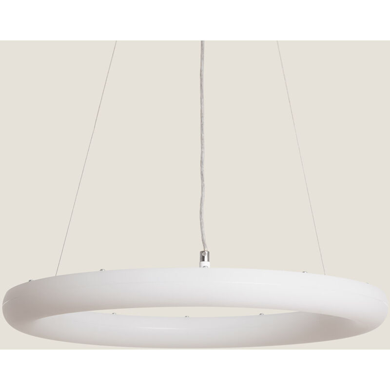 foto del prodotto lampada a sospensione led 48w metallo 500 mm irlava bianco