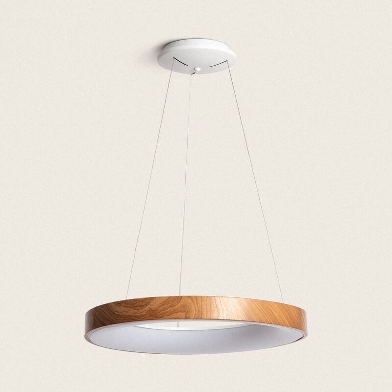 foto del prodotto lampada a sospensione led 50w metallo cct selezionabile jacob l marrone