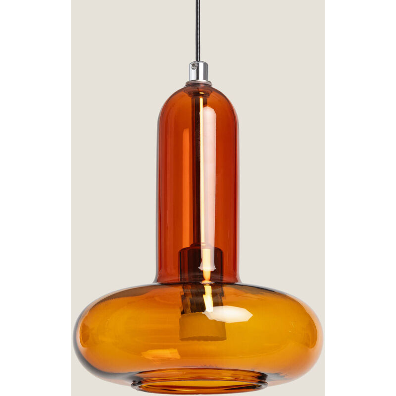 foto del prodotto lampada a sospensione led 5w alluminio fontans marrone