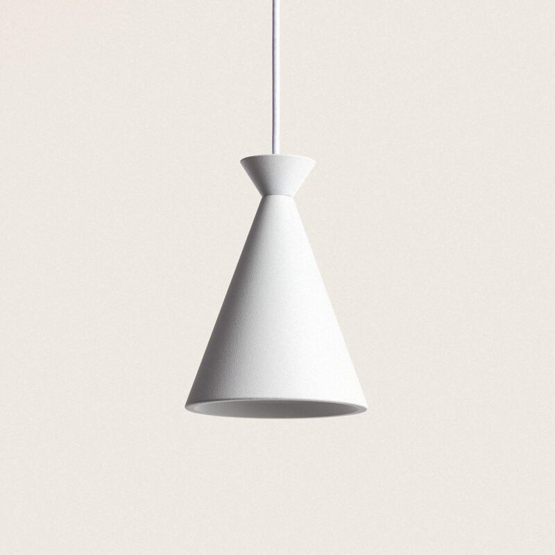 foto del prodotto lampada a sospensione led 6w alluminio drake bianco
