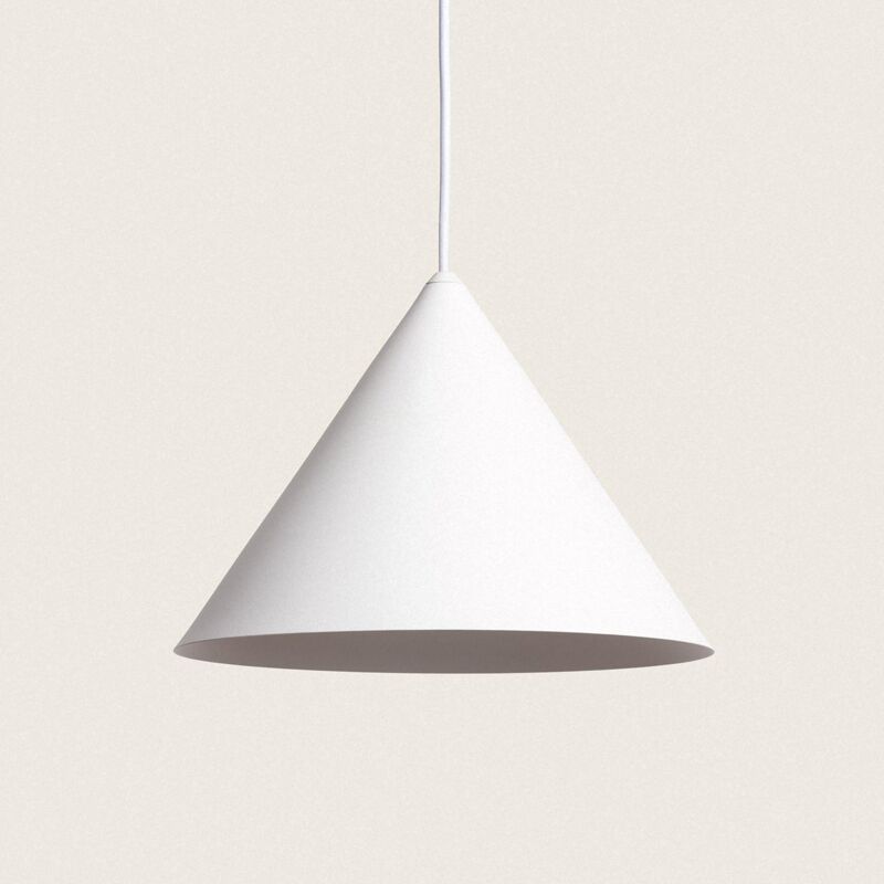 foto del prodotto lampada a sospensione led 8w metallo elise m bianco