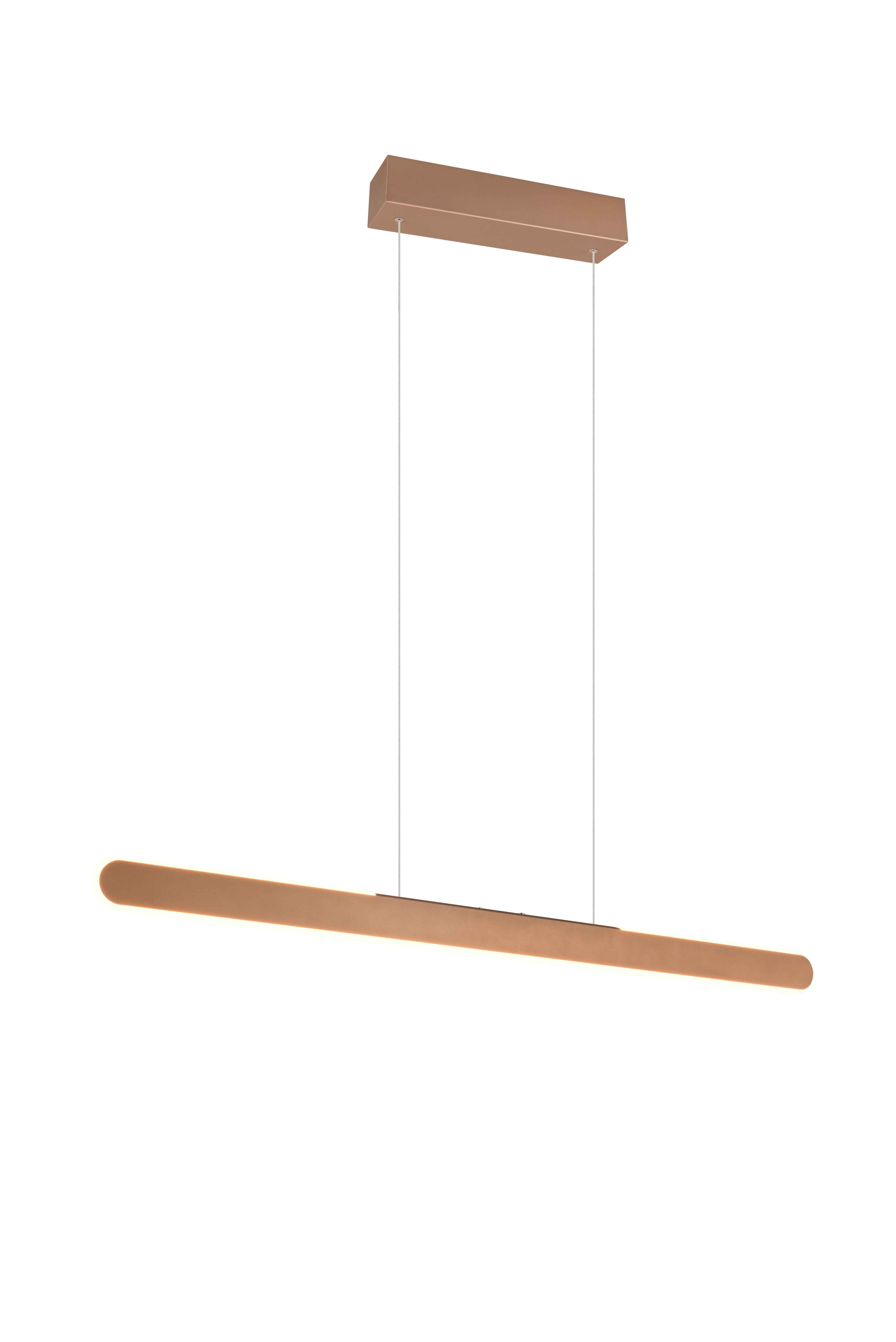 foto del prodotto lampada a sospensione led a bi emissione, metallo, caff , l 100 cm, helios