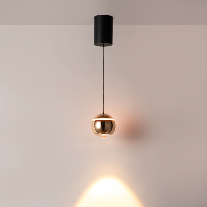 foto del prodotto lampada a sospensione led aura 7w 2700k driver eaglerise