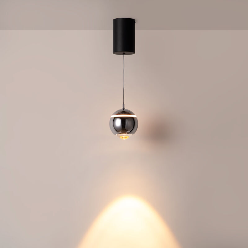 foto del prodotto lampada a sospensione led aura 7w 2700k driver eaglerise
