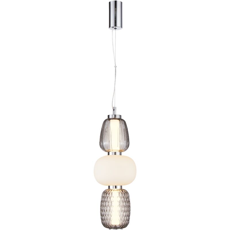 foto del prodotto lampada a sospensione led caro smoked 28w