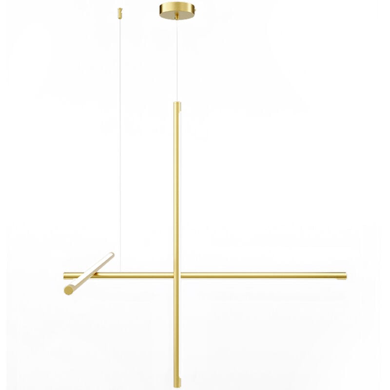 foto del prodotto lampada a sospensione led di design - alumen oro