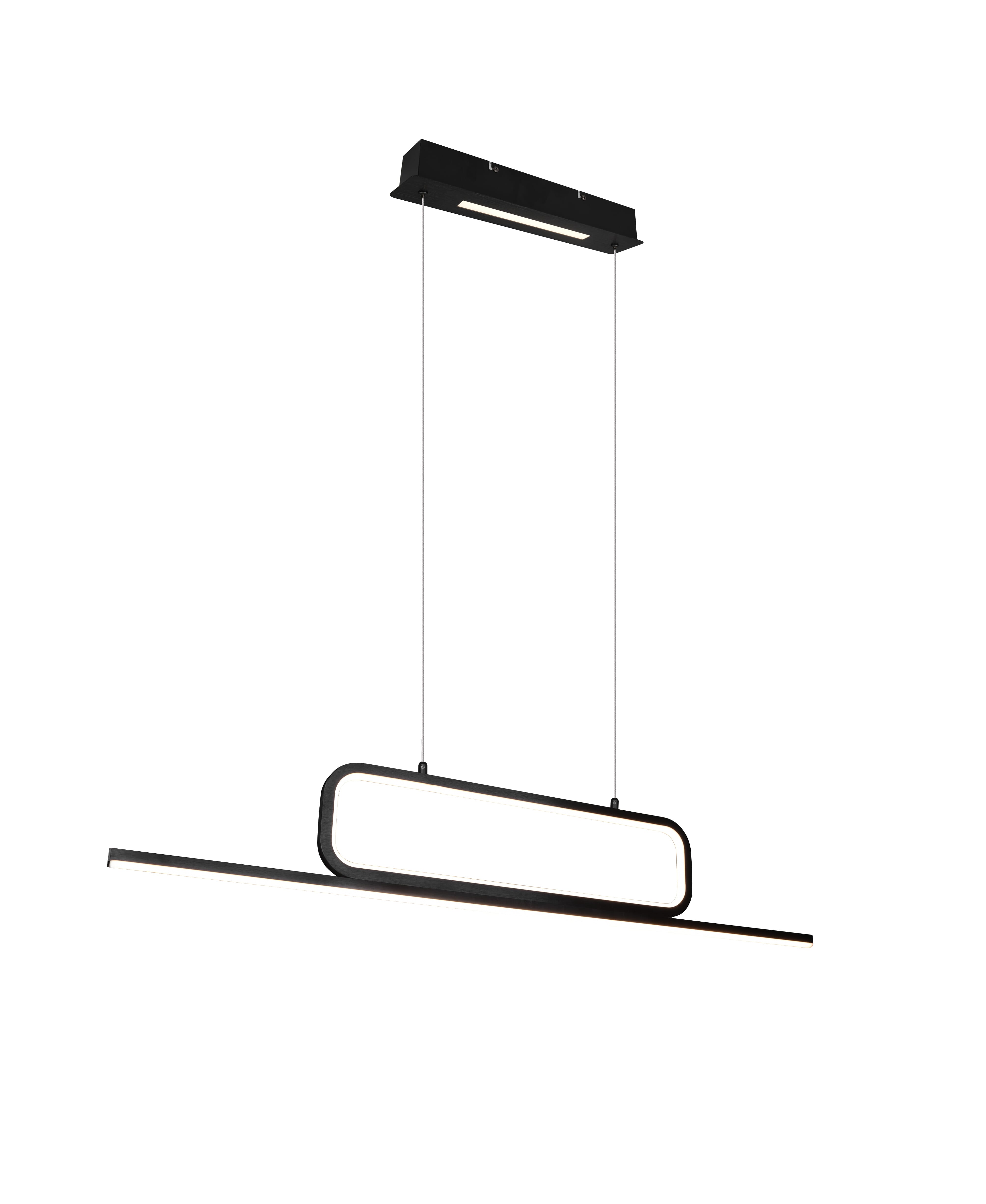 foto del prodotto lampada a sospensione led l110xh150xp7cm bristol colore nero
