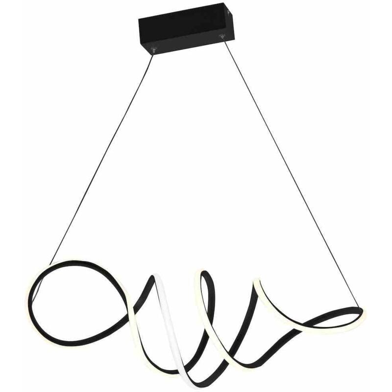 foto del prodotto lampada a sospensione led loca black 56w