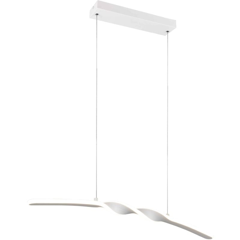 foto del prodotto lampada a sospensione led, metallo, bianco, l 80 cm, ginko