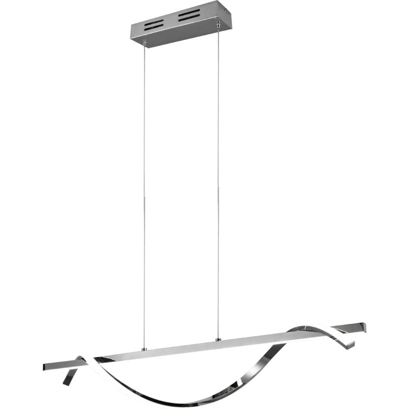 foto del prodotto lampada a sospensione led, metallo, cromo, l100 cm, isabel