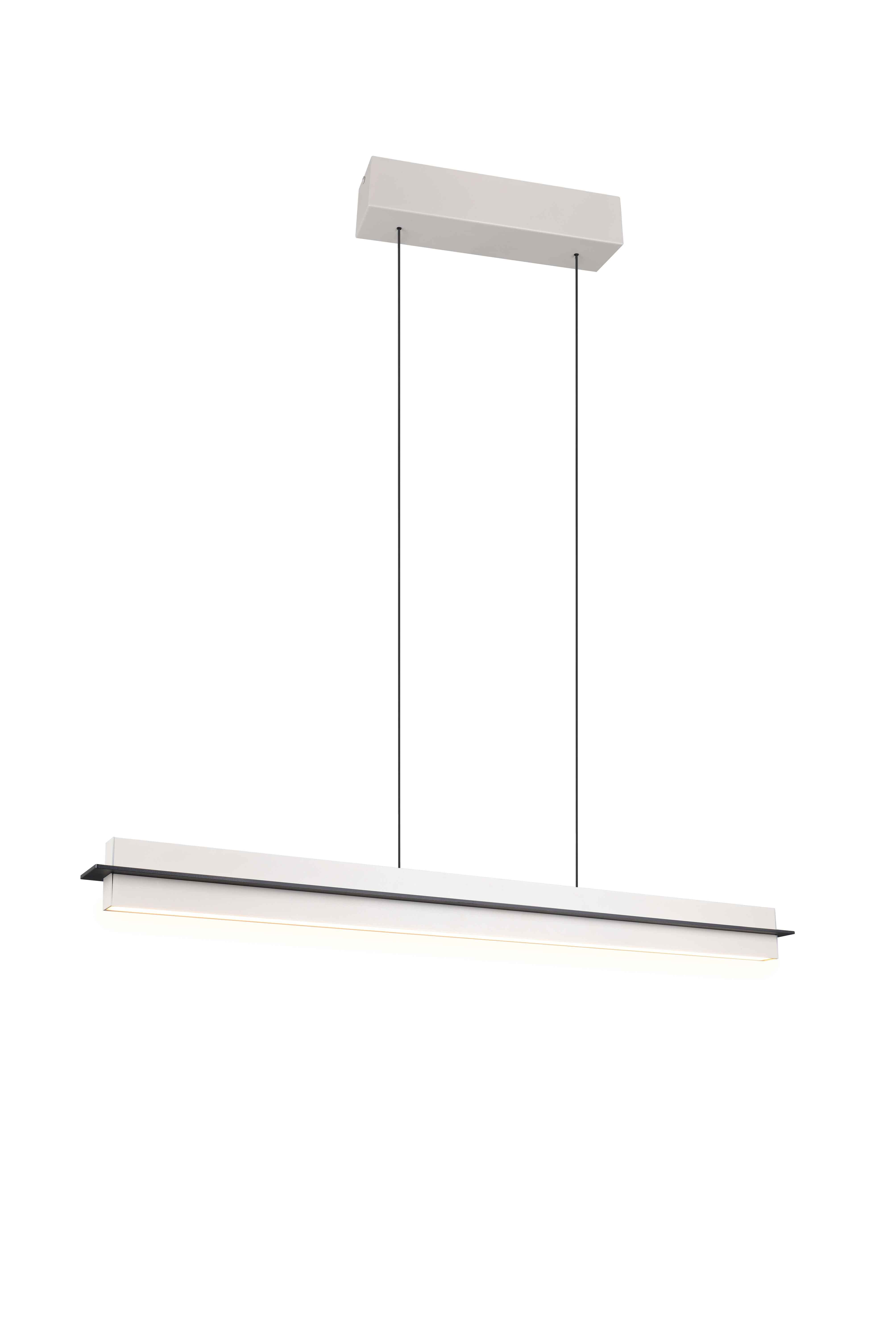 foto del prodotto lampada a sospensione led, metallo, grigio caldo, l 95 cm, emerson