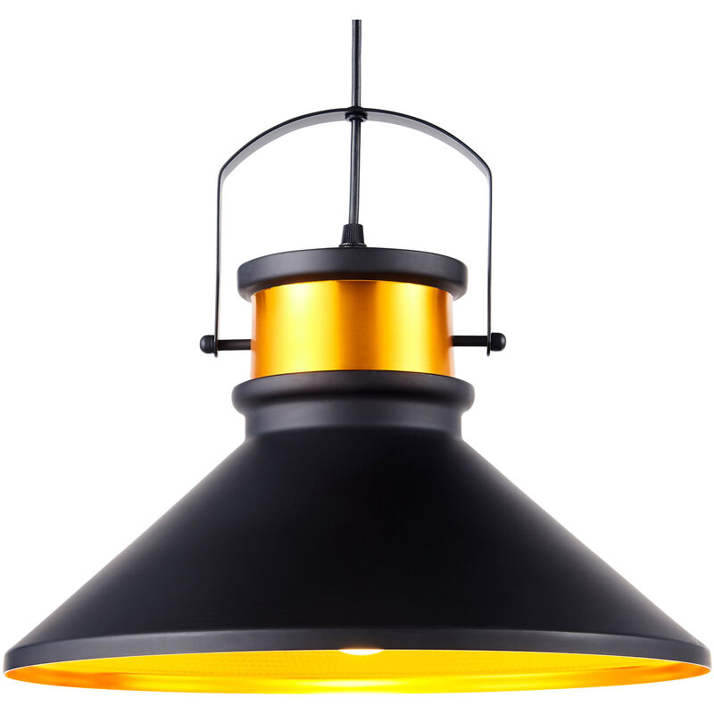 foto del prodotto lampada a sospensione led nero illuminazione moderna teamson home vn l00036 eu