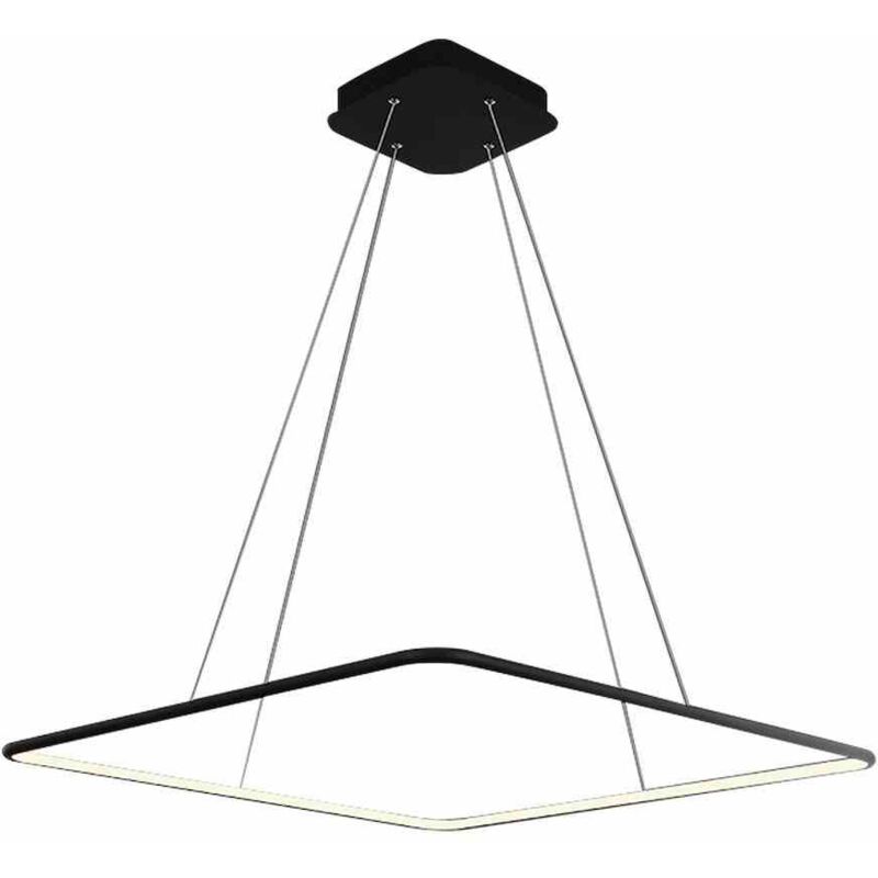 foto del prodotto lampada a sospensione led nix nera 25w