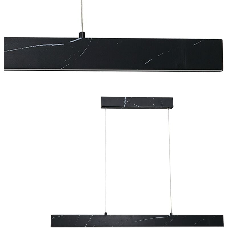 foto del prodotto lampada a sospensione led pierce black 18w