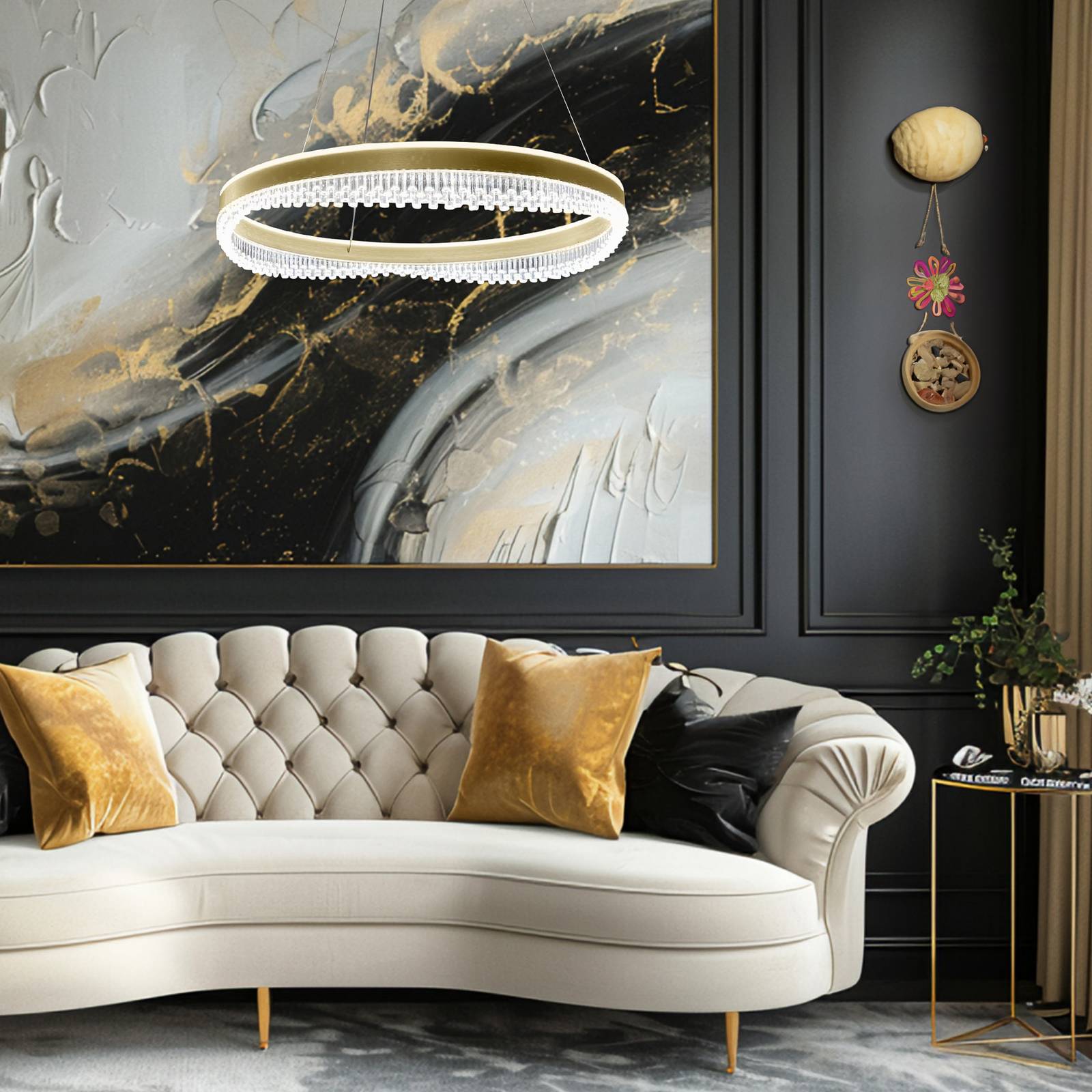 foto del prodotto lampada a sospensione led preciosa 52w