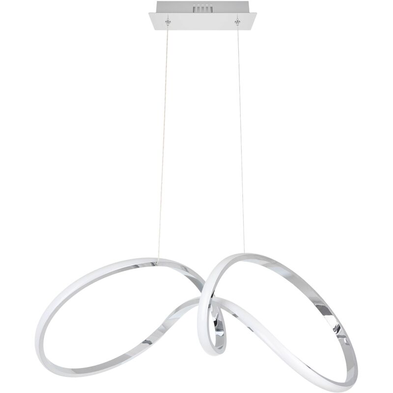 foto del prodotto lampada a sospensione led tesoro chrome 48w