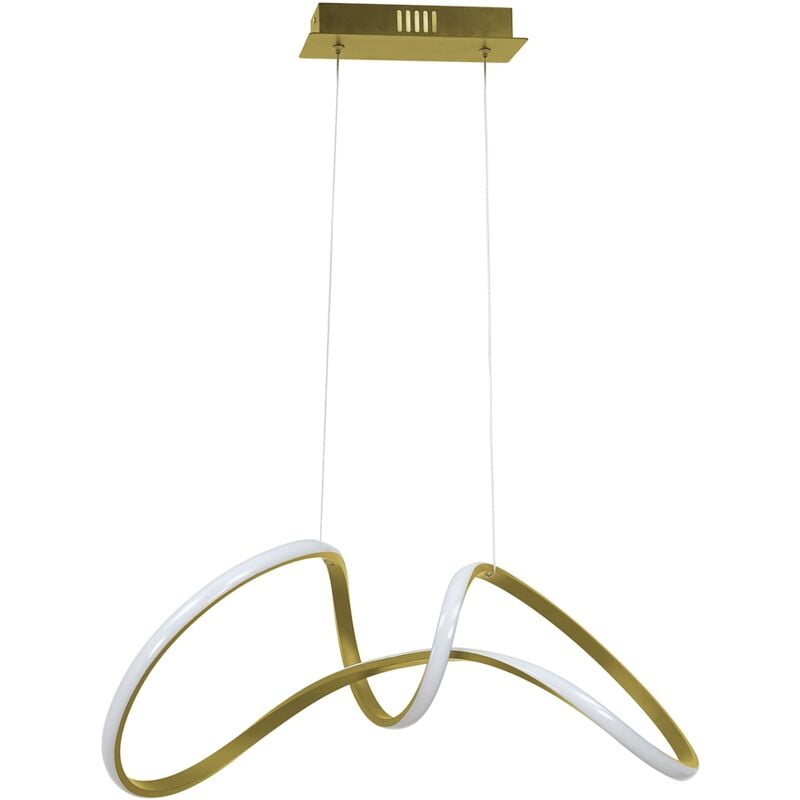foto del prodotto lampada a sospensione led tesoro gold 48w