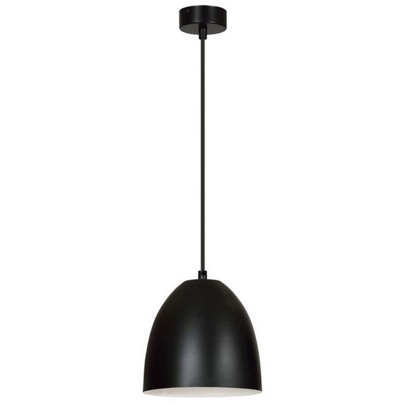 foto del prodotto lampada a sospensione lenox, acciaio verniciato a polvere, nero, bianco, 20x80x18 cm