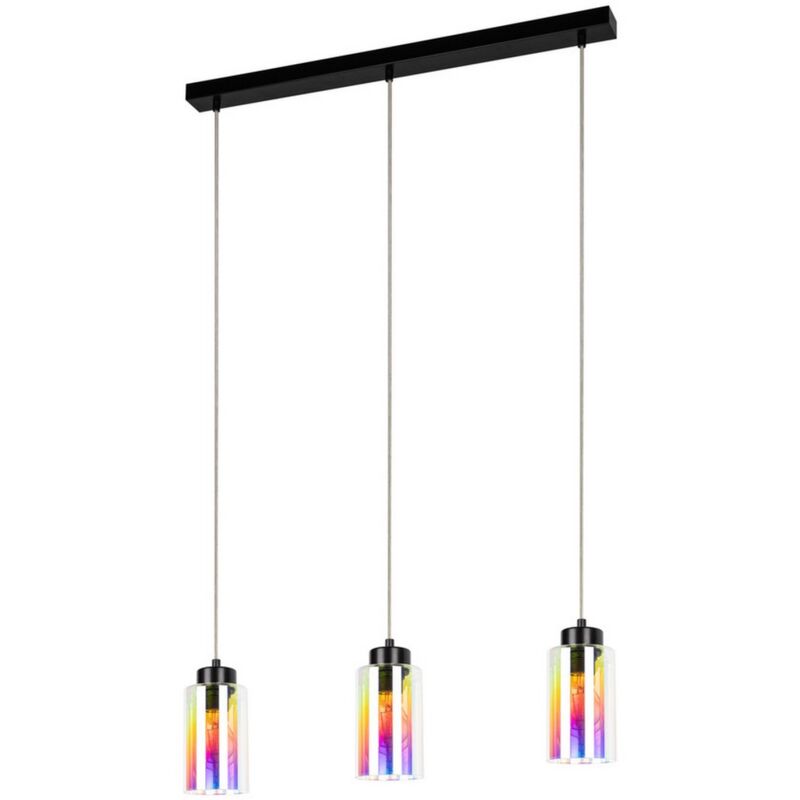 foto del prodotto lampada a sospensione lima, metallo, vetro, multicolore, 9,5x54x110 cm