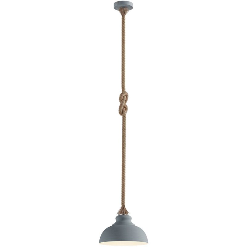 foto del prodotto lampada a sospensione lindby chaby, 29 cm, 1 luce, metallo, corda