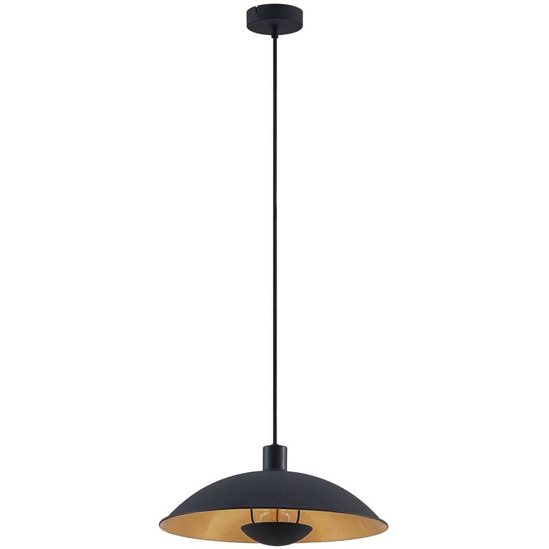foto del prodotto lampada a sospensione lindby narisara, 40 cm, e27, nero oro